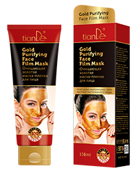 Очищающая золотая маска-пленка для лица, TianDe (Тианде), Пенза