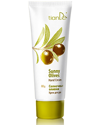 Крем для рук «Солнечные оливки», TianDe, Пенза